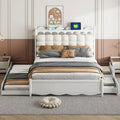 Letto contenitore in legno con 2 cassetti capienti