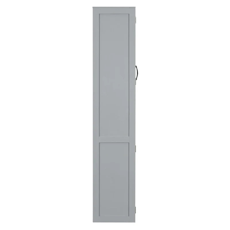 Murphy Bed Wall Bed with Small Wardrobe and LED Lights, Foldable Murphy Cabinet Bed with Storage Shelves