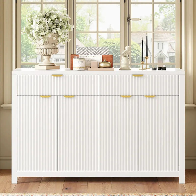 Storage Sideboard Cabinet with 3-Level Adjustable Shelves