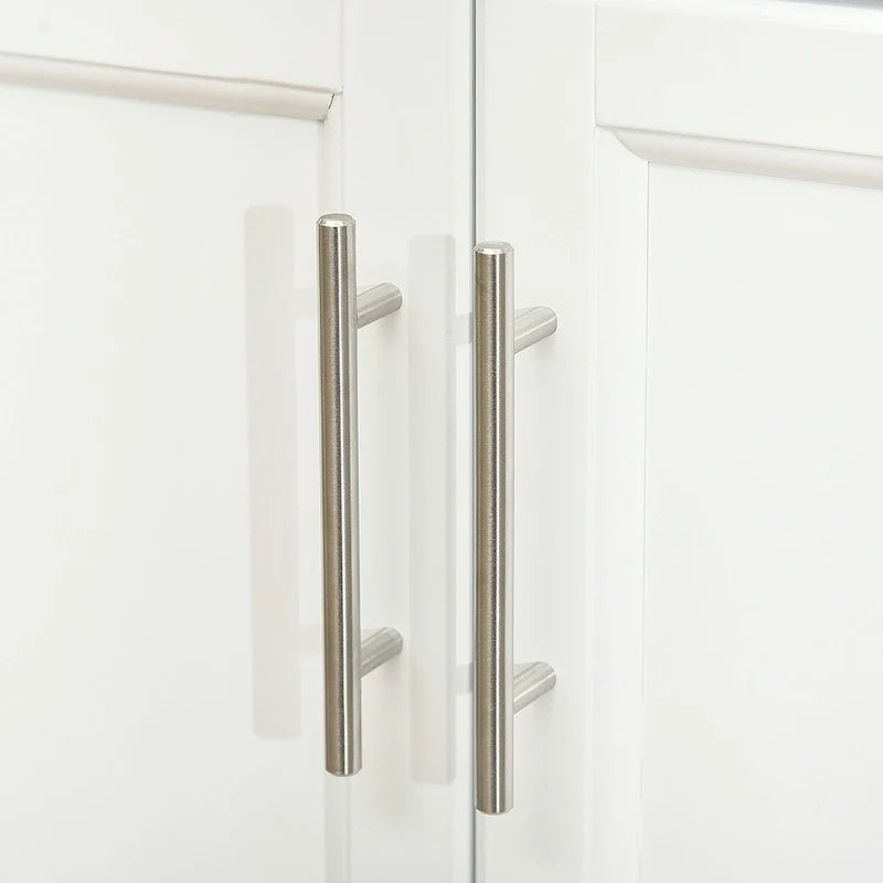 Isola da cucina con ruote, carrello da cucina mobile con piano in acciaio inox, cassetto, portasciugamani e portaspezie