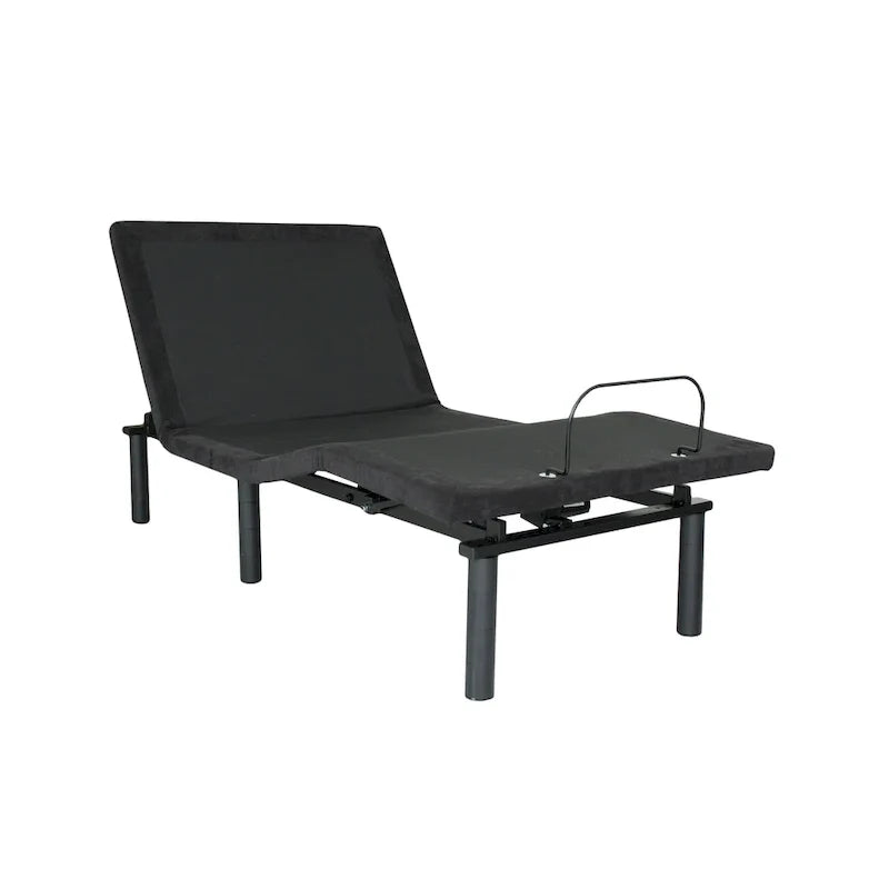 Antique Black Adjustable Electric Bed Base with Remote Control