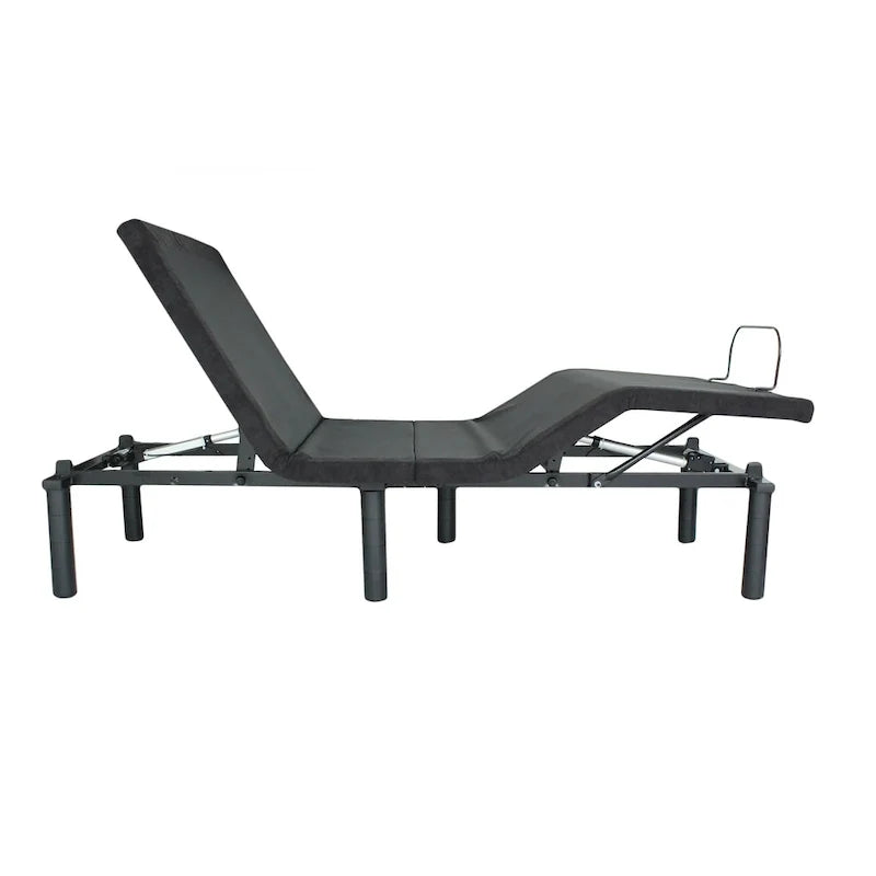 Antique Black Adjustable Electric Bed Base with Remote Control