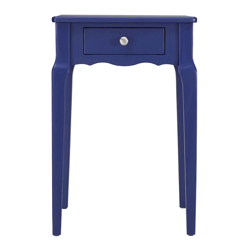 1-Drawer Wood Storage Side Table