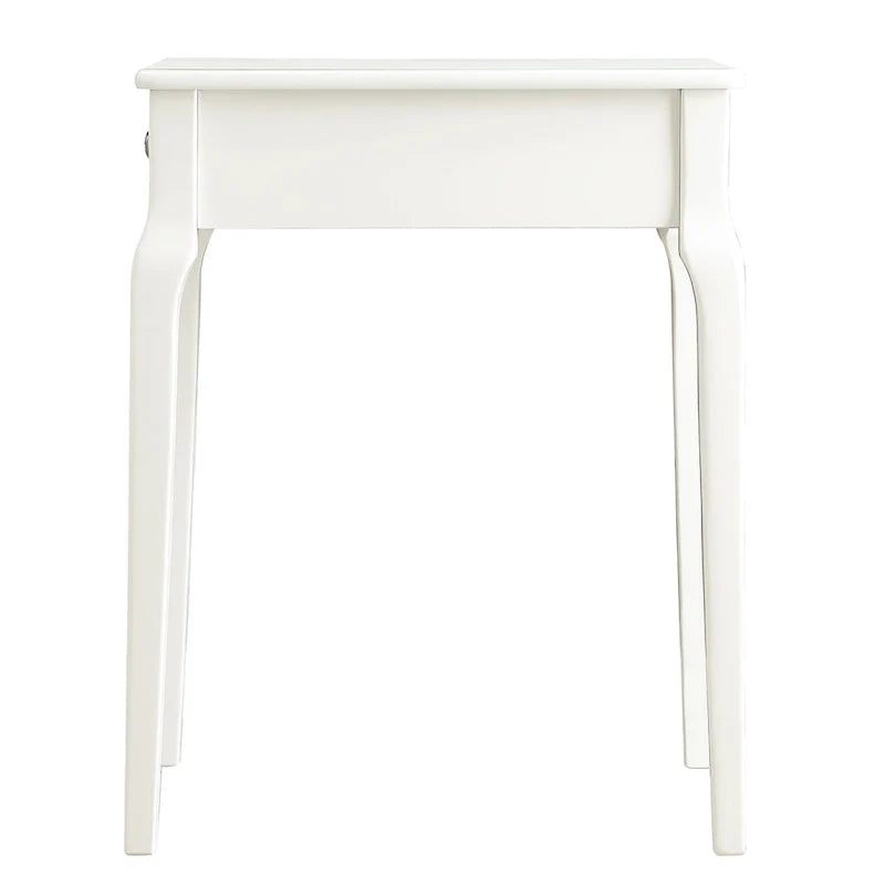 1-Drawer Wood Storage Side Table