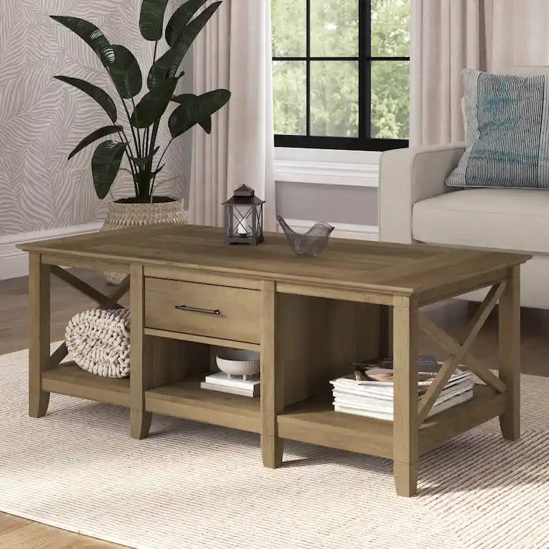Modern Style Coffee Table with Storage