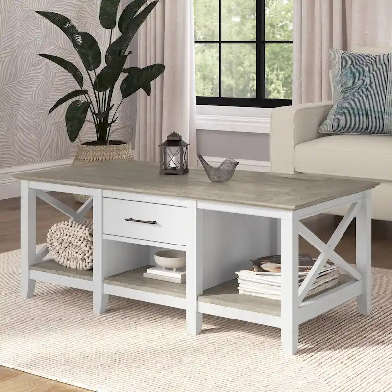 Modern Style Coffee Table with Storage