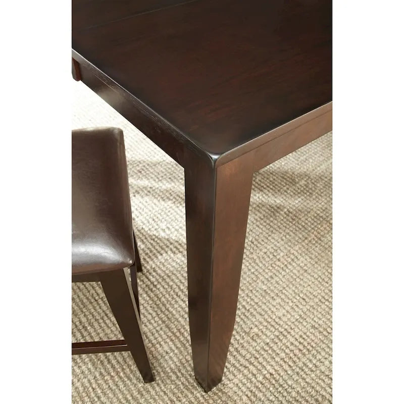 Counter Height Table with Self Storing Leaf