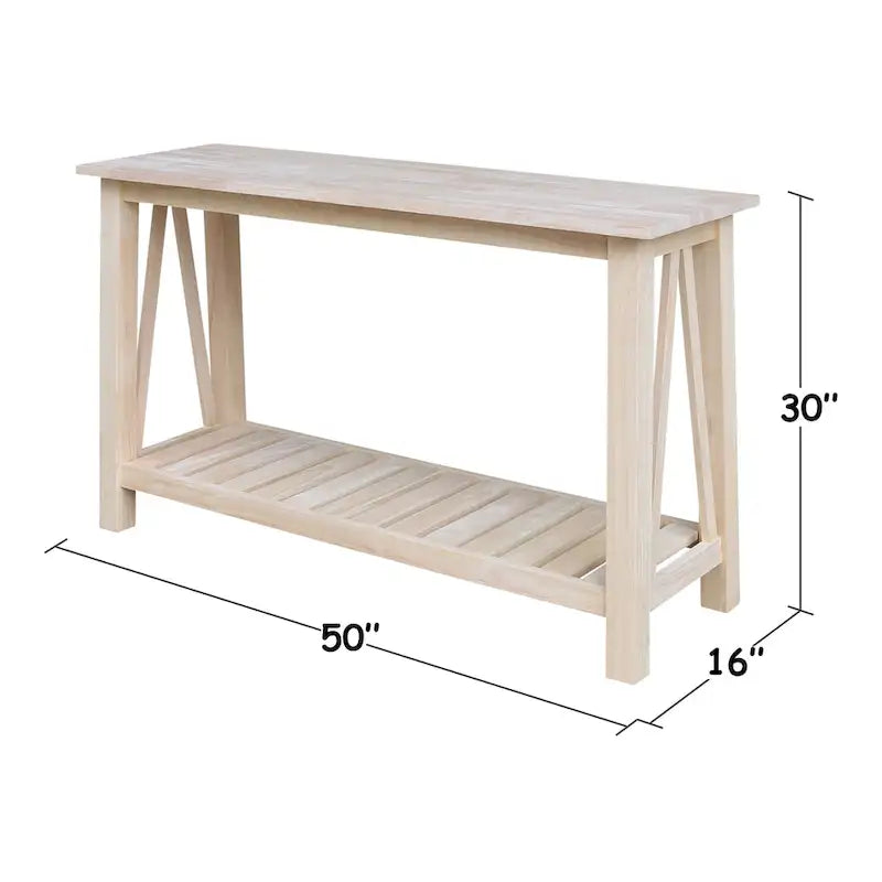 Solid Wood Console/Sofa Table