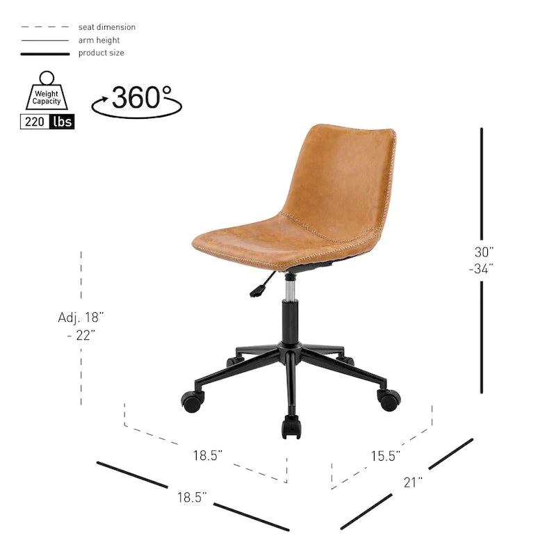 PU Swivel Office Chair