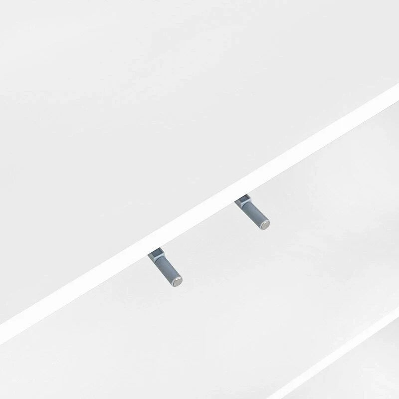 Credenza contenitore con motivo a onde, 2 ante e 2 cassetti regolabili, adatta per studio, ingresso e soggiorno