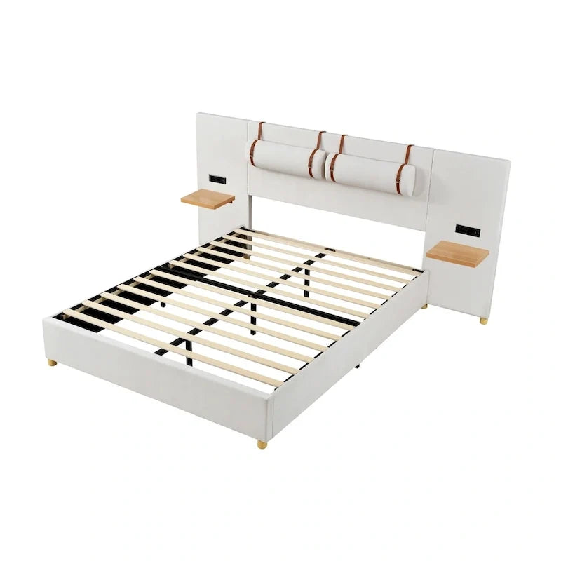 Queen Upholstered Platform Bed