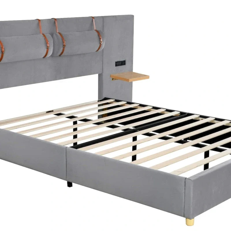 Queen Upholstered Platform Bed